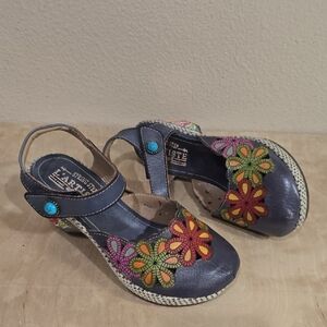 🌼Spring Step Women's Multicolor Floral Mules🌷🪻